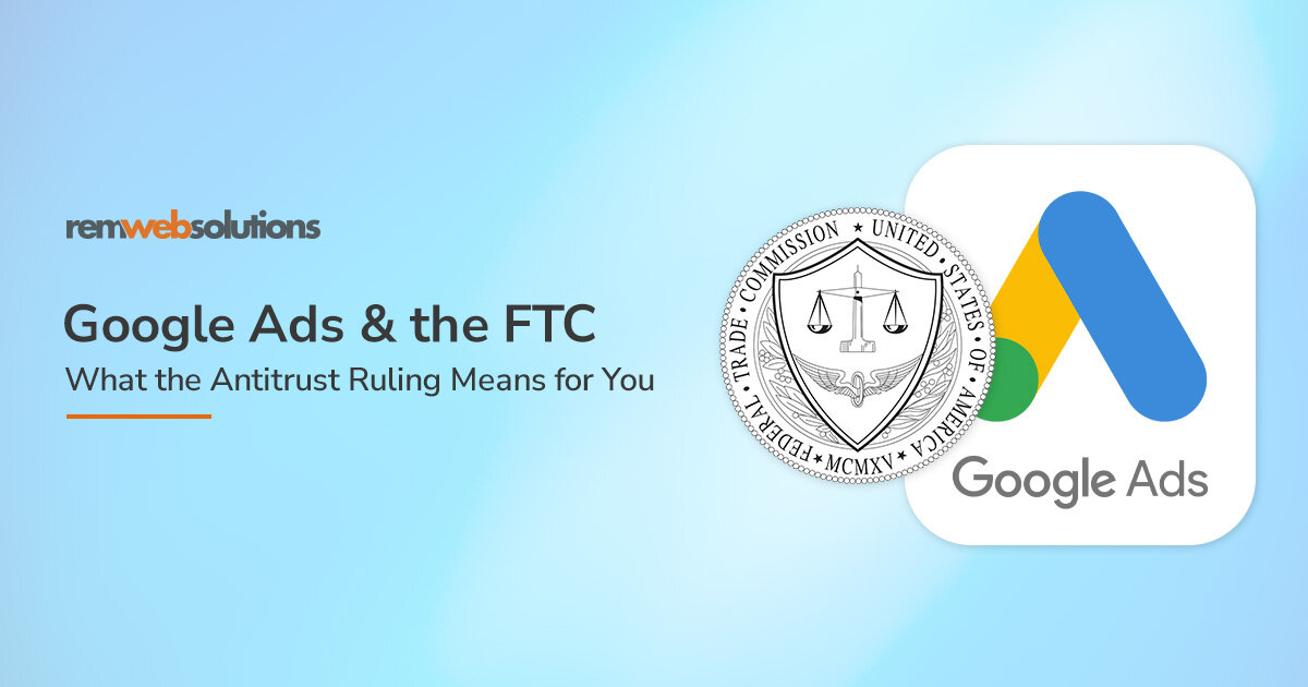 Google Ads logo and Federal Trade Commission logo